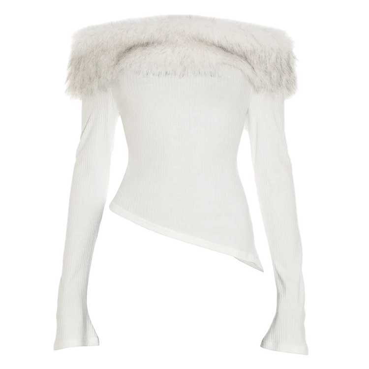 Vail Assymetrical Knit Top