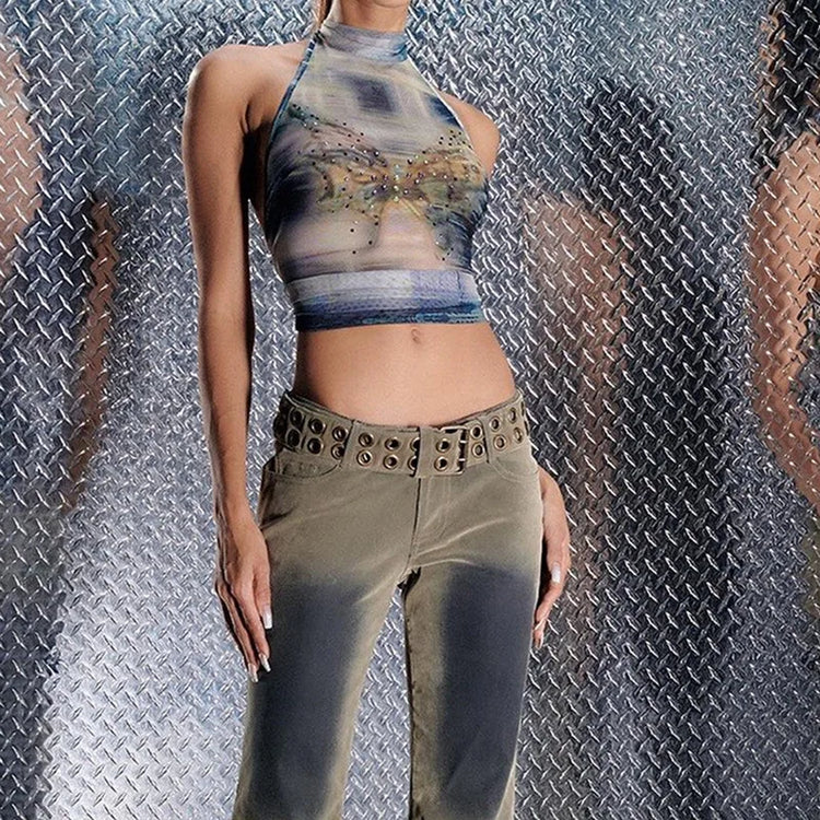 Butterfly Halter Top