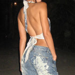 Butterfly Halter Top