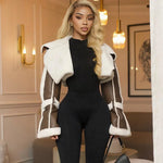 Lily Faux Cropped Jacket
