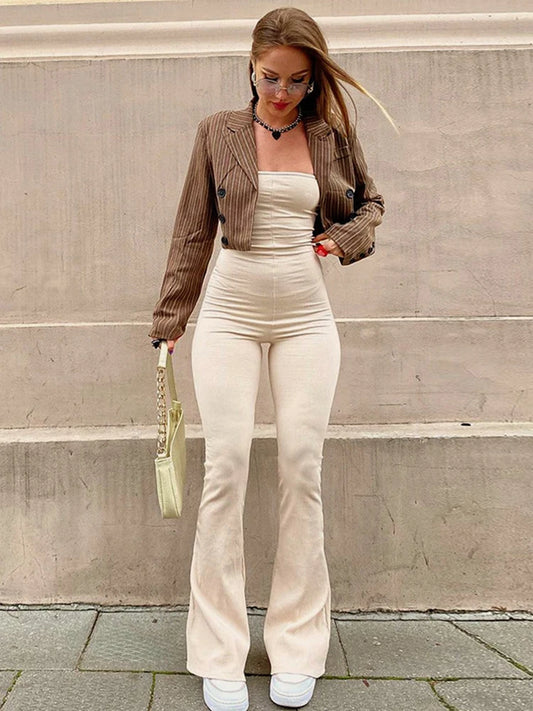 Lace Up Jumpsuit