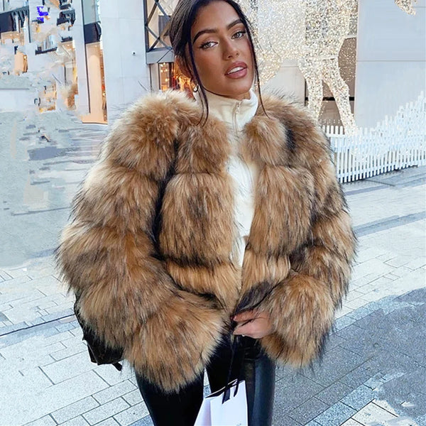 Alia Faux Fur Coat