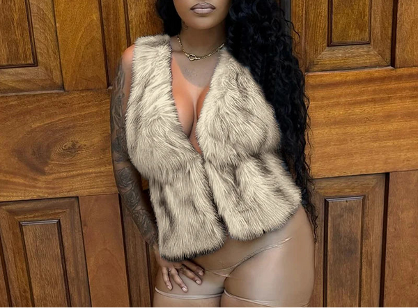 Aspen Faux Fur Top
