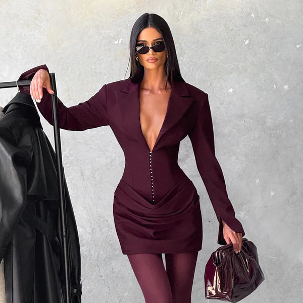 It Girl Blazer Mini Dress